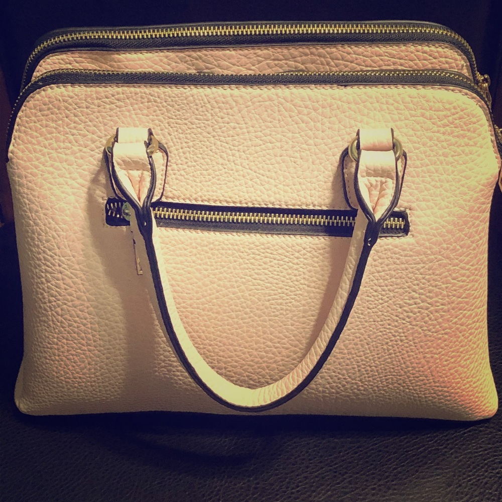 Pale pink handbag